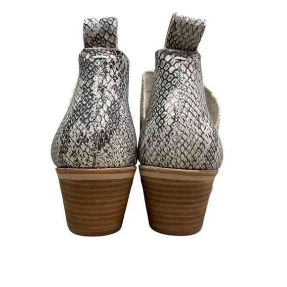 Dolce Vita Women‎ Ankle Bootie Sonni Snake Embossed Dorsay Pointed